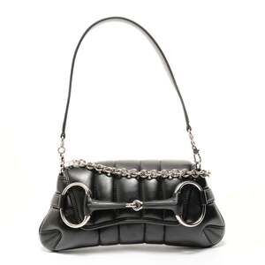 Gucci Black Horsebit Small